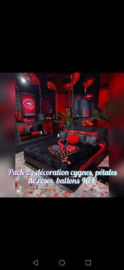 غرونوبل Loft Romantique Hammam Spa Privatif Playroom
