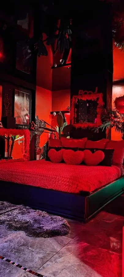 غرونوبل Loft Romantique Hammam Spa Privatif Playroom فندق مبيت وإفطار